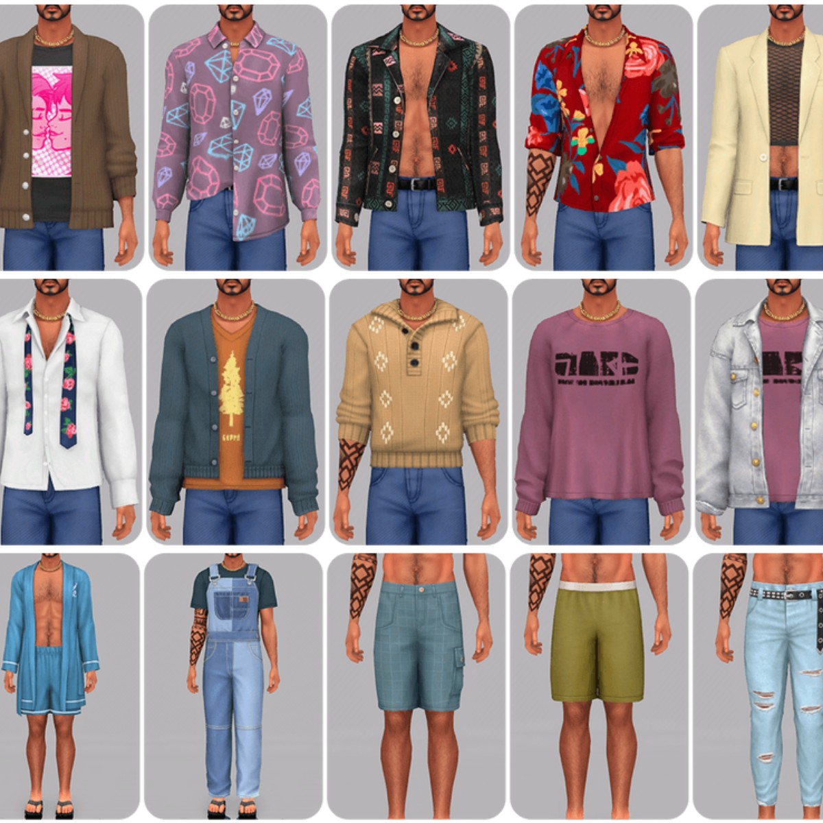 Скриншот мода Коллекция мужской одежды Assorted Collection III